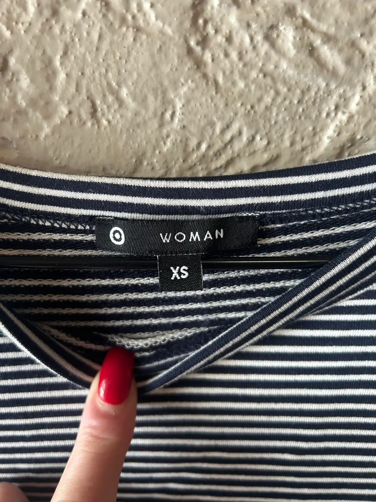 Target navy/white striped long sleeve T-shirt – photo 3
