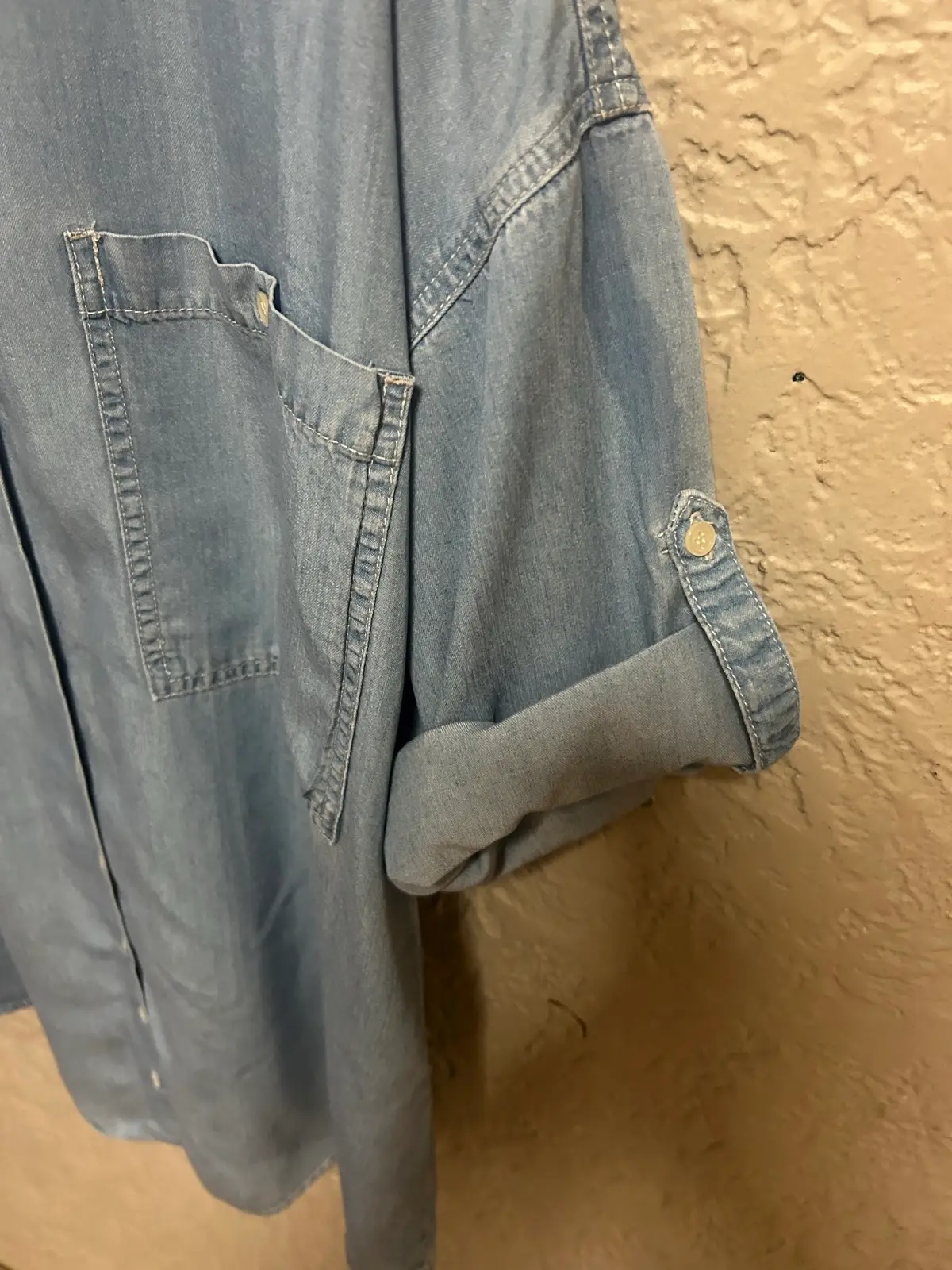 Sussan light blue denim shirt – photo 2