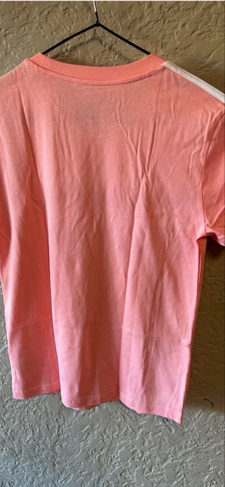 Adidas pink/white striped tee – photo 4