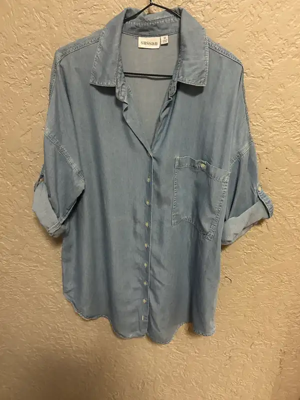 Sussan light blue denim shirt