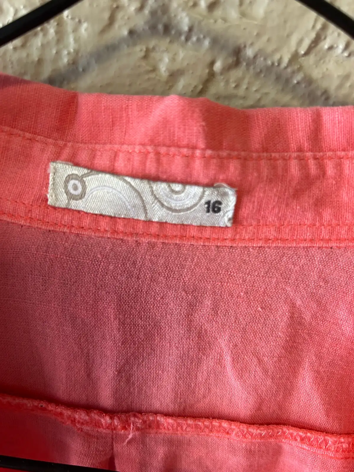 Target pink linen short sleeve shirt – photo 3