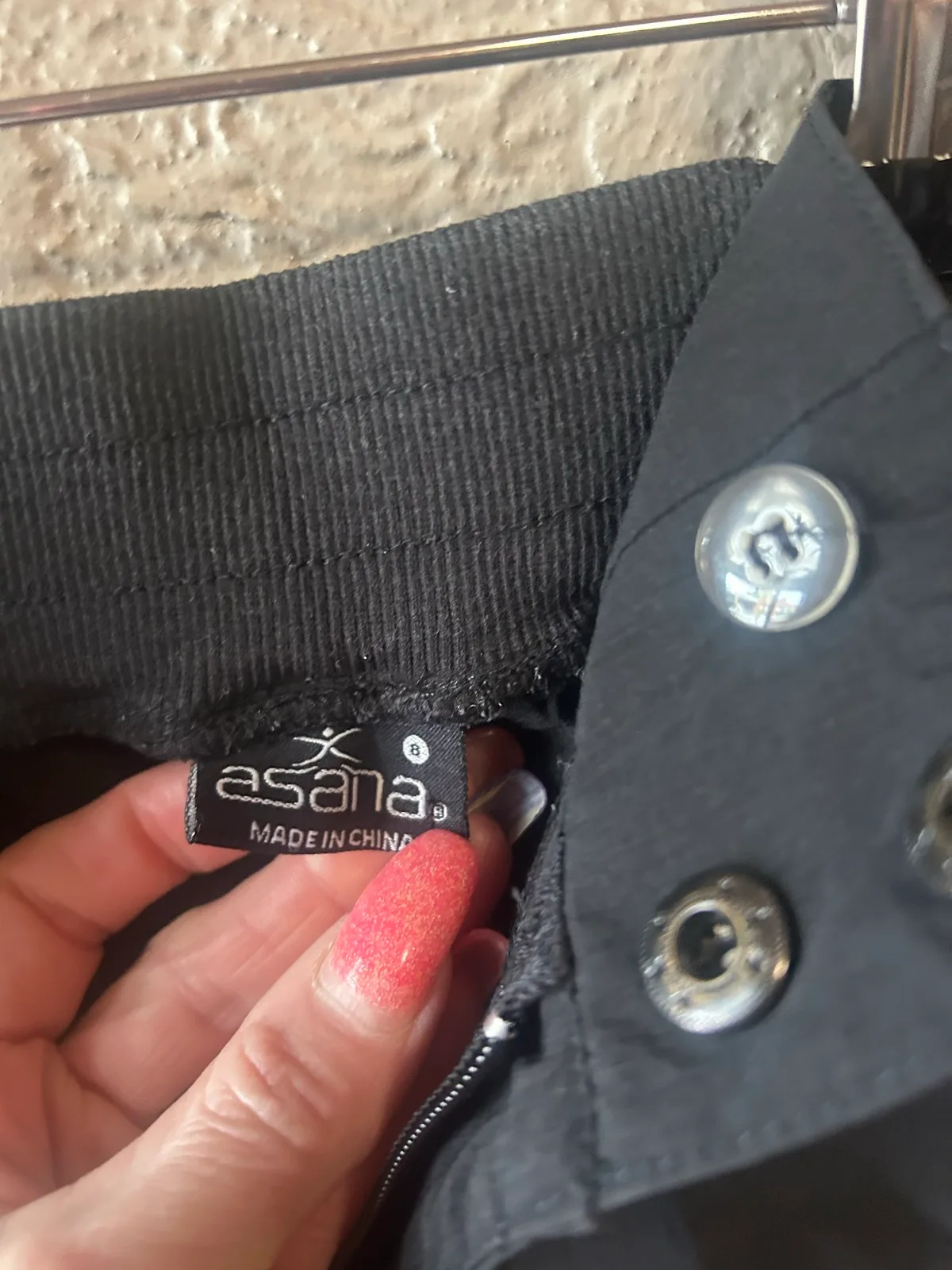 Asana black womens active shorts – photo 5