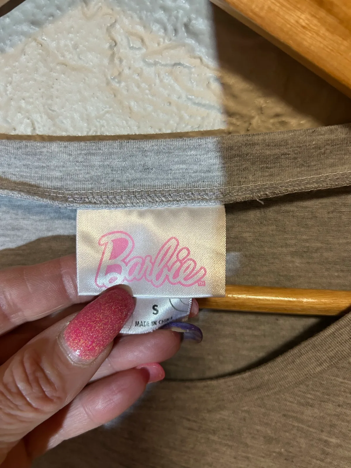 Target grey barbie/ken 3/4 sleeves tee — photo 2