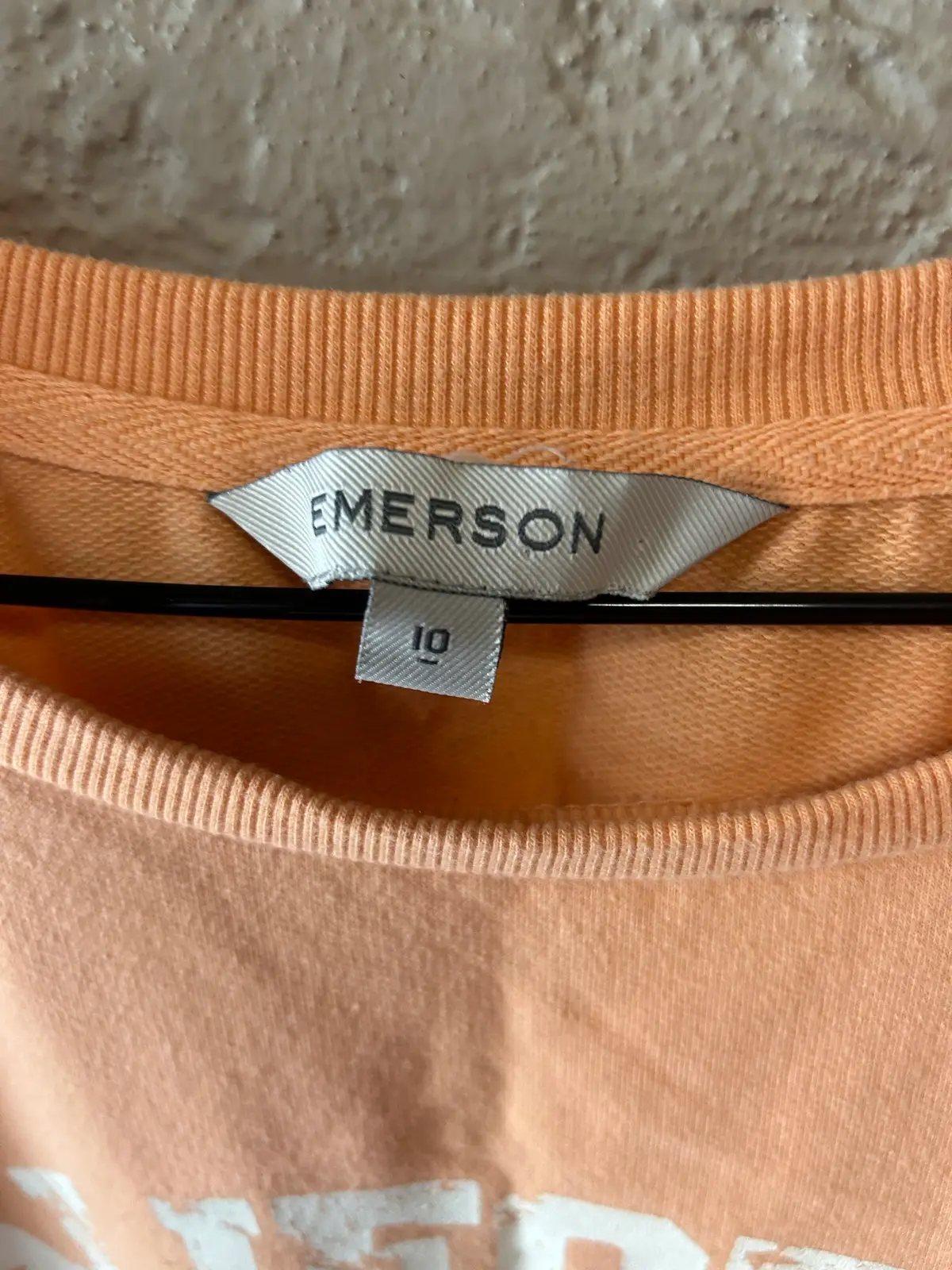 Emerson Orange short sleeve sweatshirt – photo 4