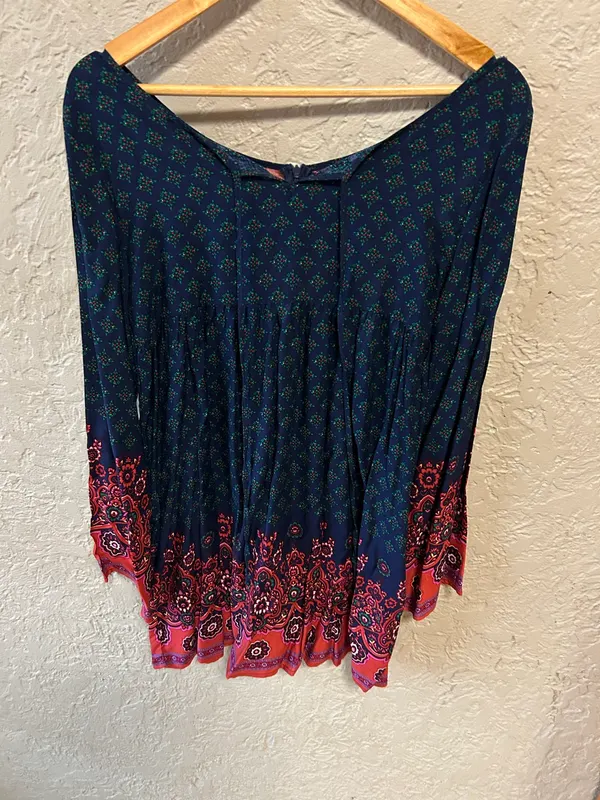 Unbranded blue/red tunic/dress