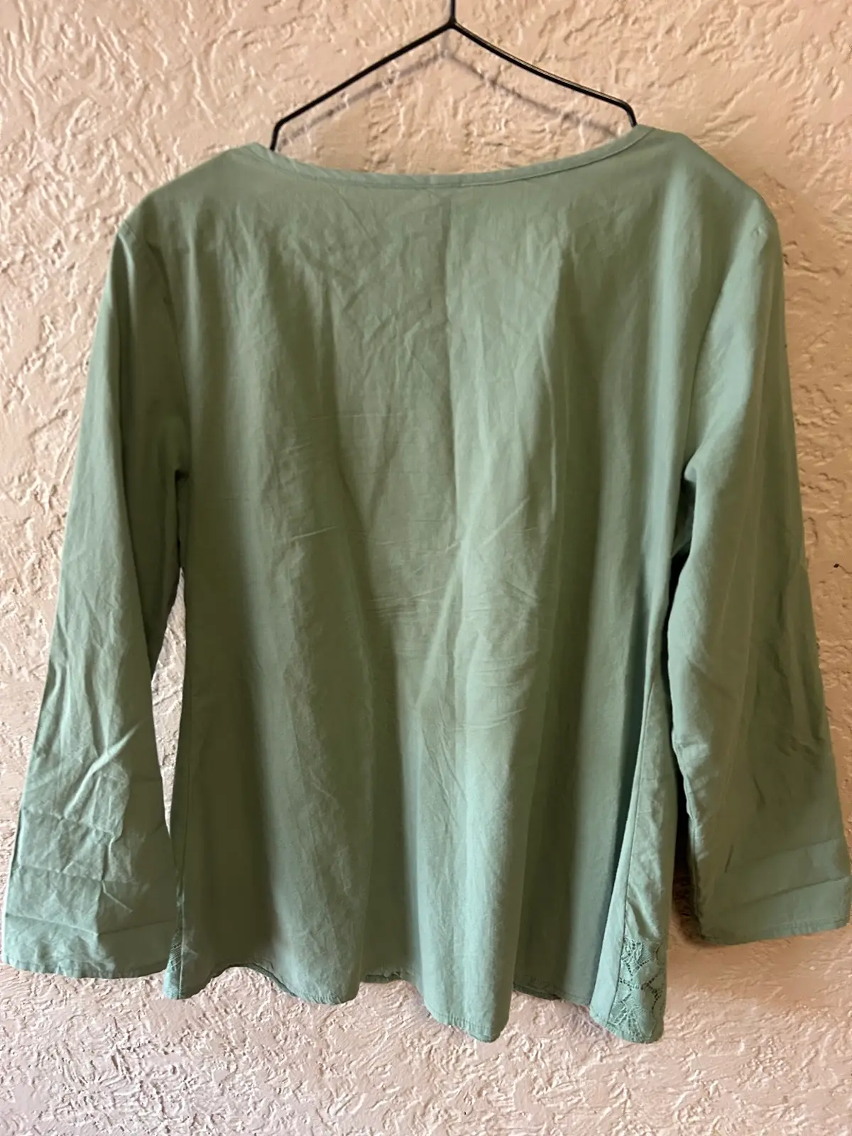 Just fashion now olive green long sleeve blouse – photo 6