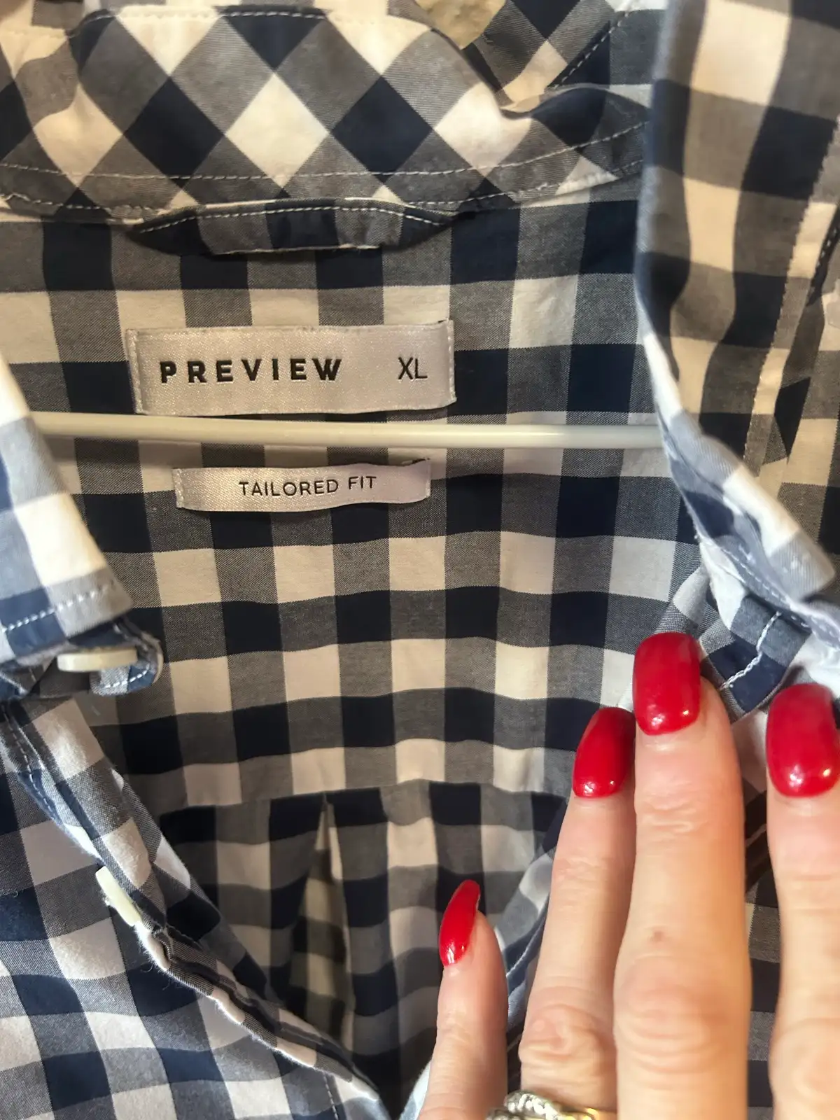 Men’s preview check shirt – photo 2