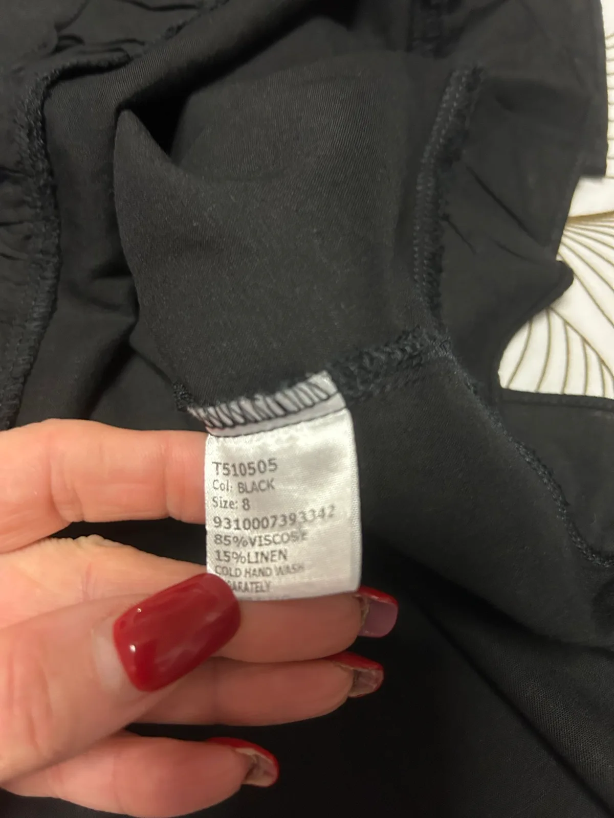 Caroline Morgan black ruffled blouse – photo 6