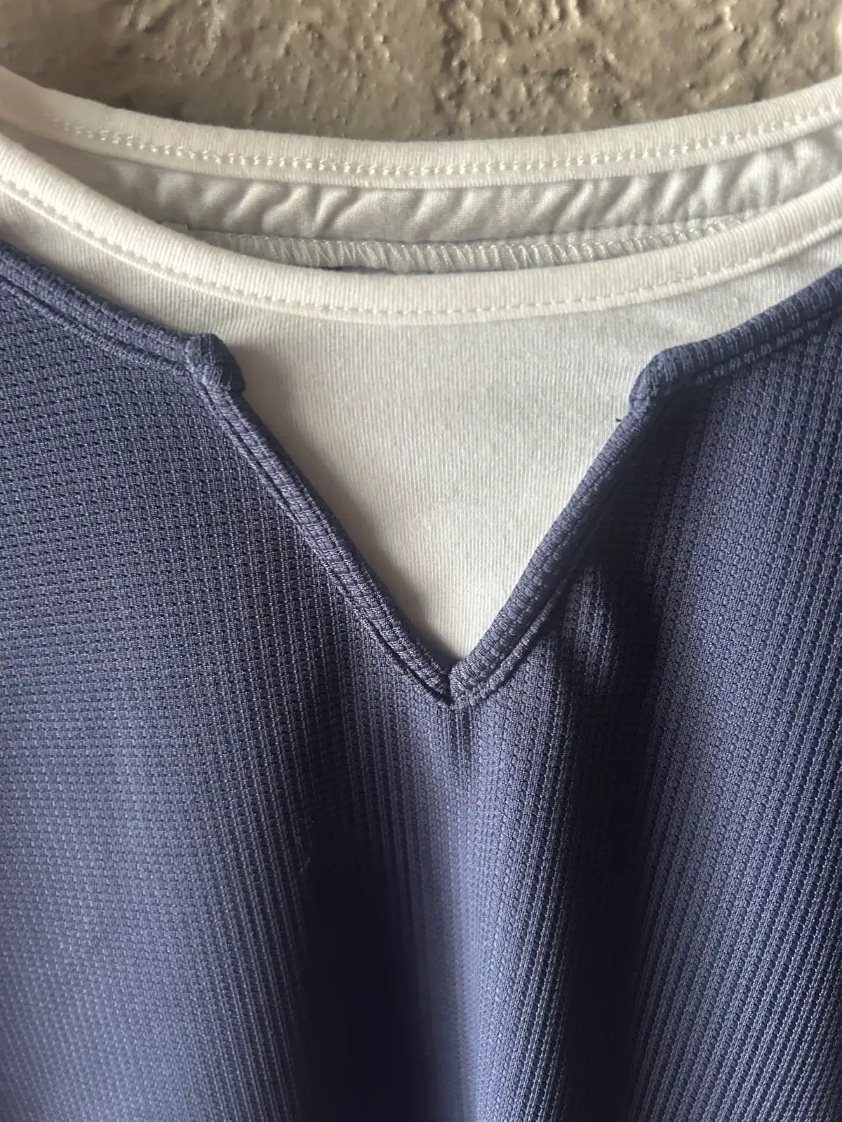Men’s navy blue long sleeve top – photo 3