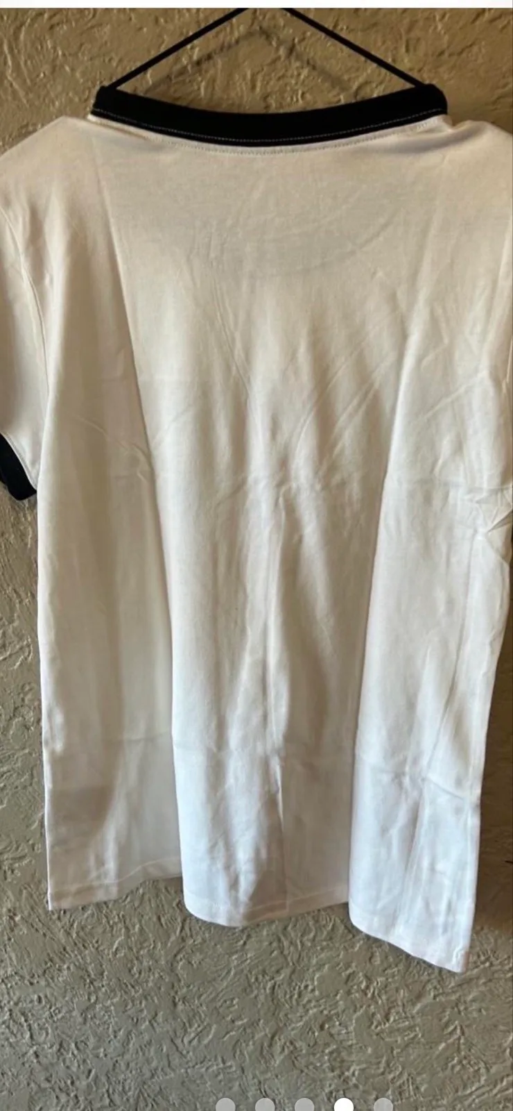 Women’s cream nike ringer tee – photo 4