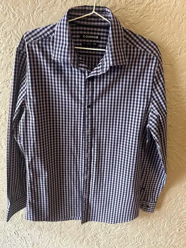 Men’s Connor checkered dress shirt