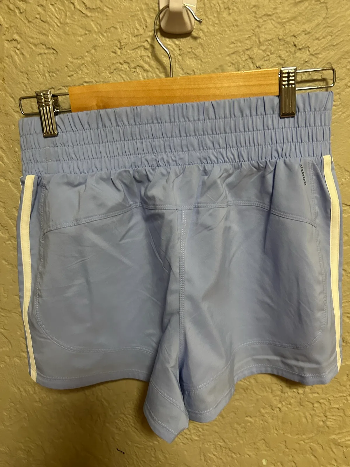 Adidas light blue training shorts – photo 6