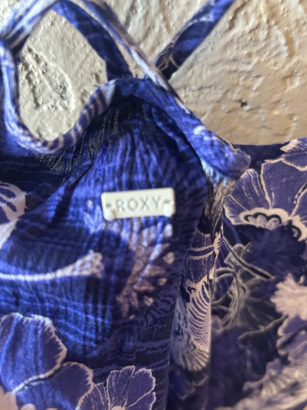 Roxy blue/white floral cami dress – photo 3