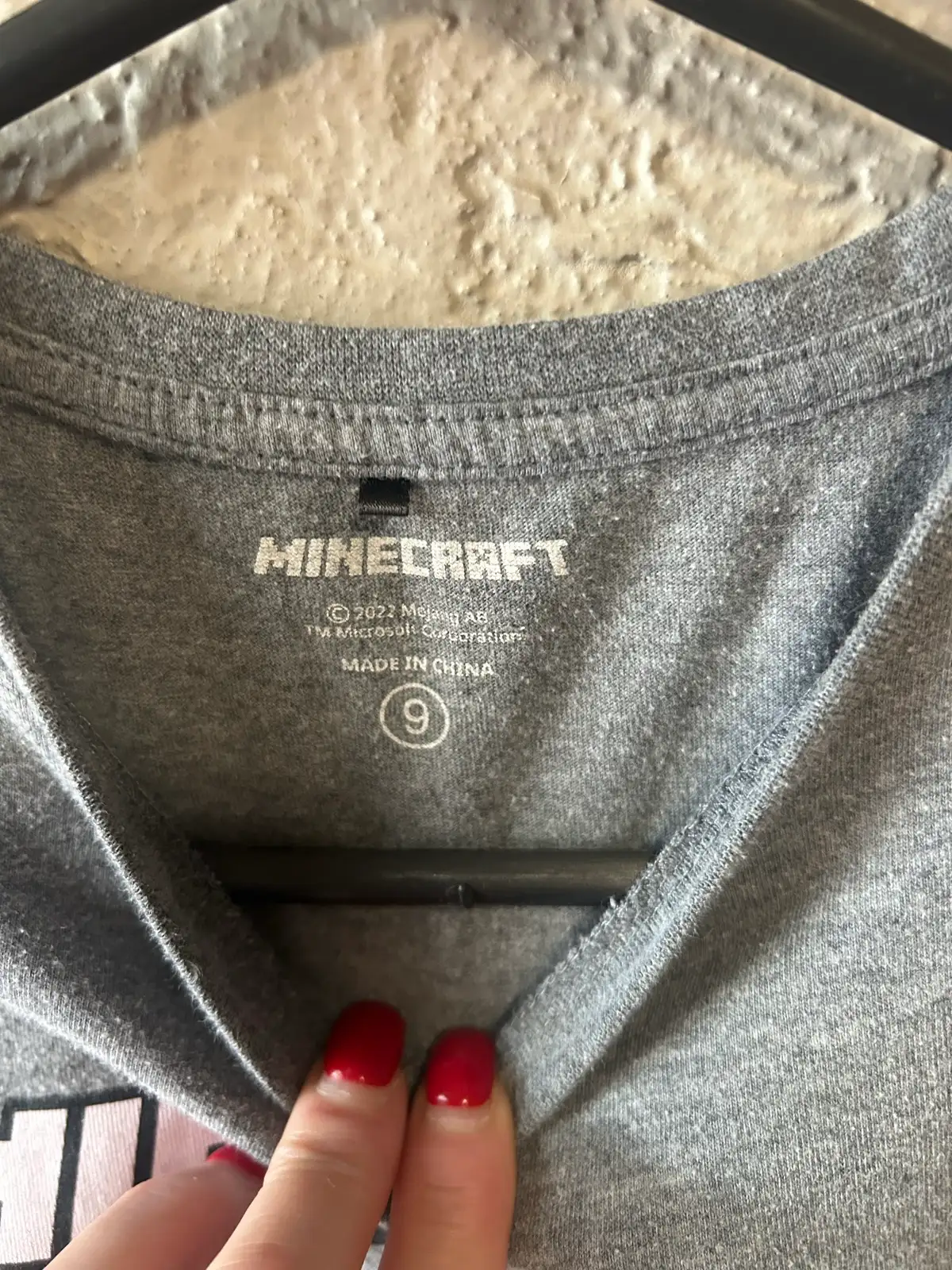 Kids grey Minecraft tee – photo 2