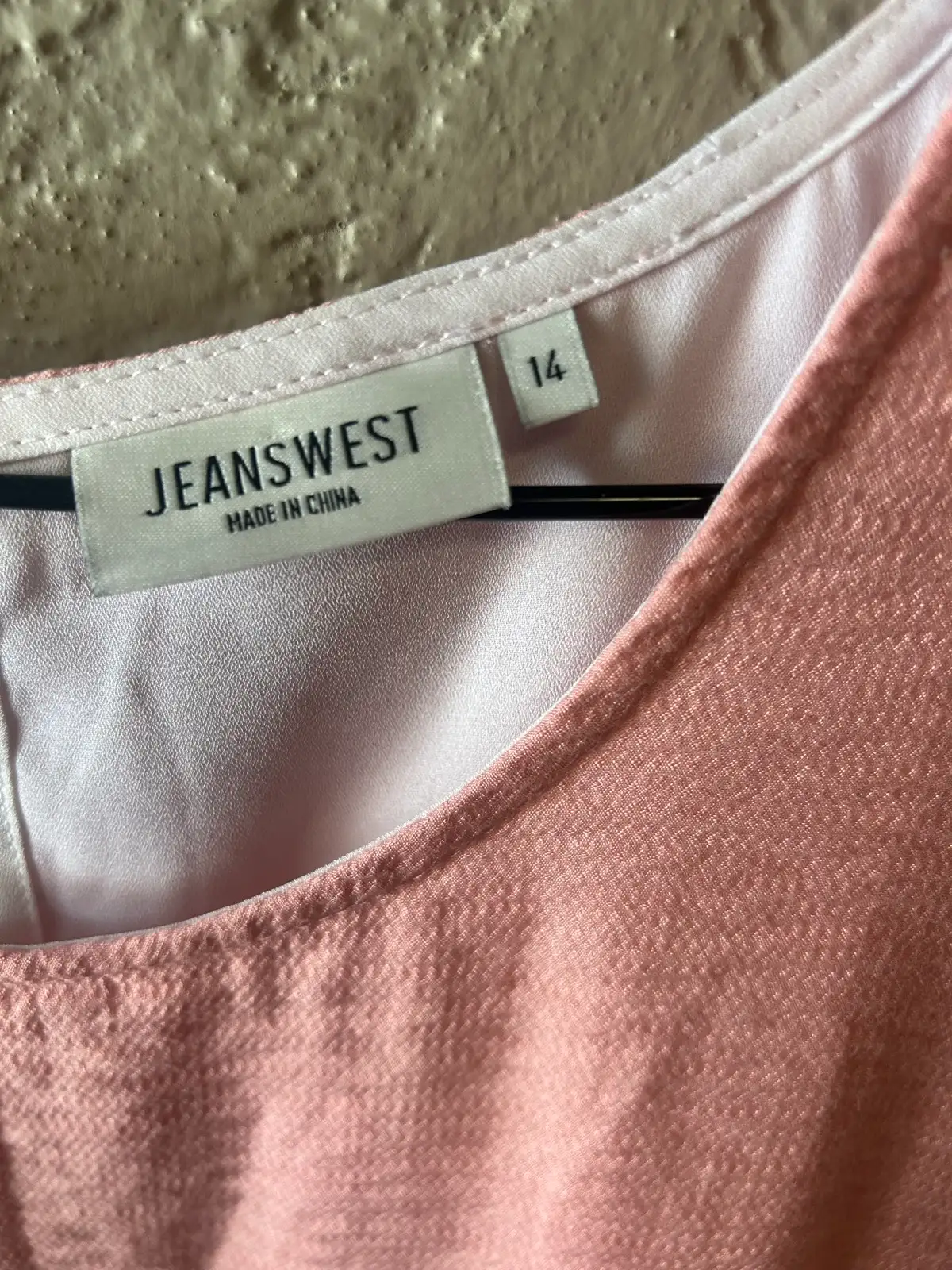 Jeanswest double layered pink/white tank top – photo 3
