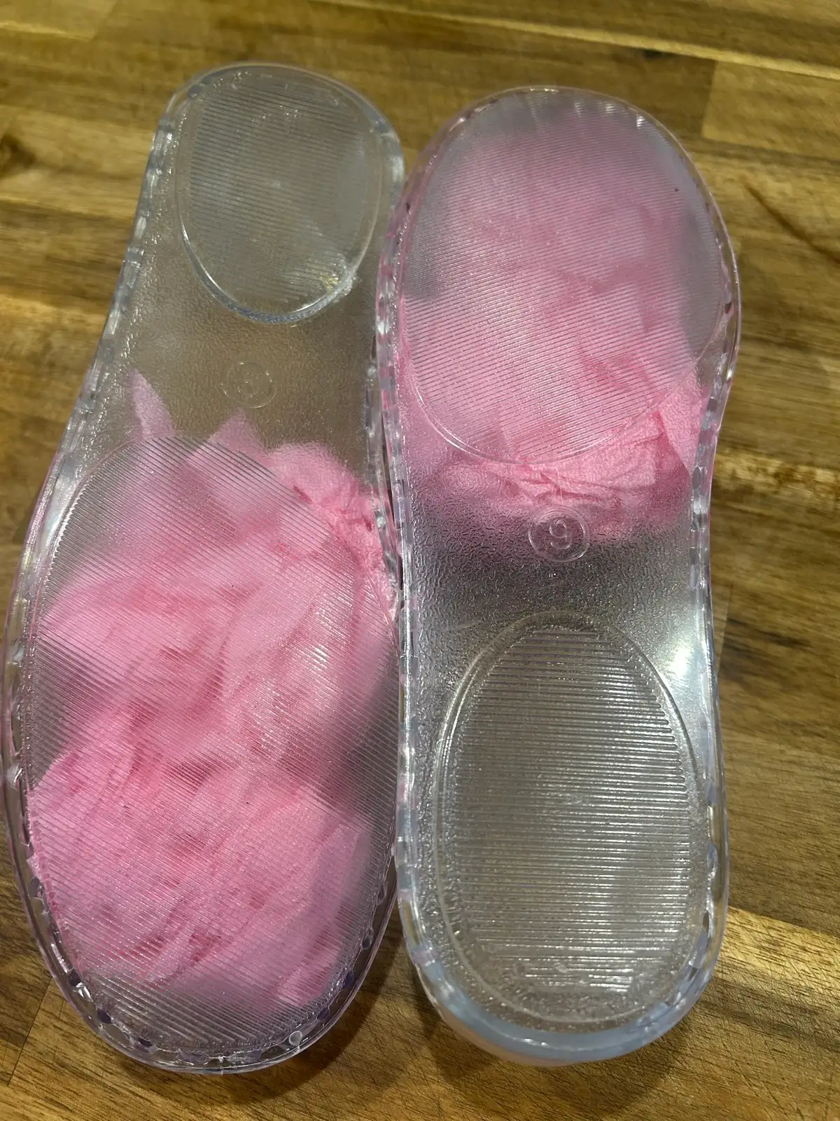 Women’s clear woven plastic flats – photo 5