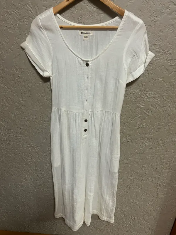 Billabong white/cream longline playsuit
