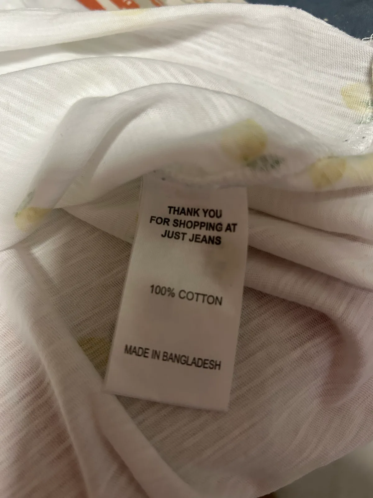 Just jeans white lemon print tee – photo 5