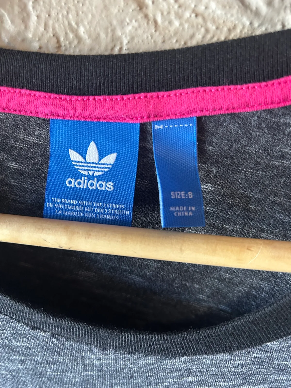 Adidas grey heathered trefoil tshirt dress – photo 3