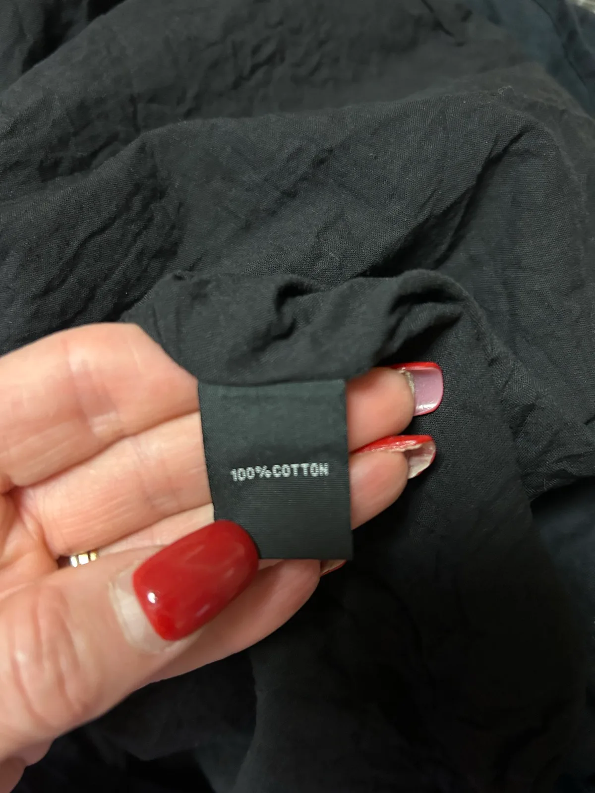 My size black tunic style top – photo 4