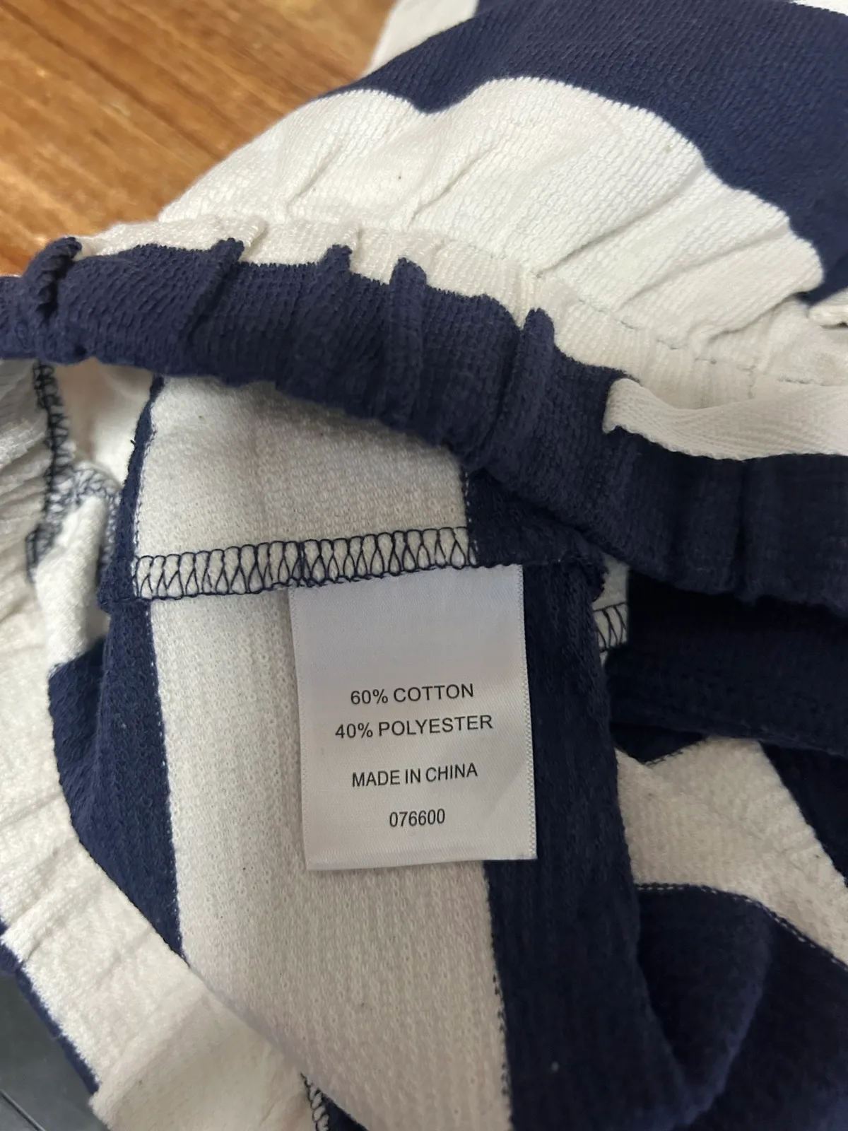 Sportsgirl navy/white striped terry shorts – photo 5