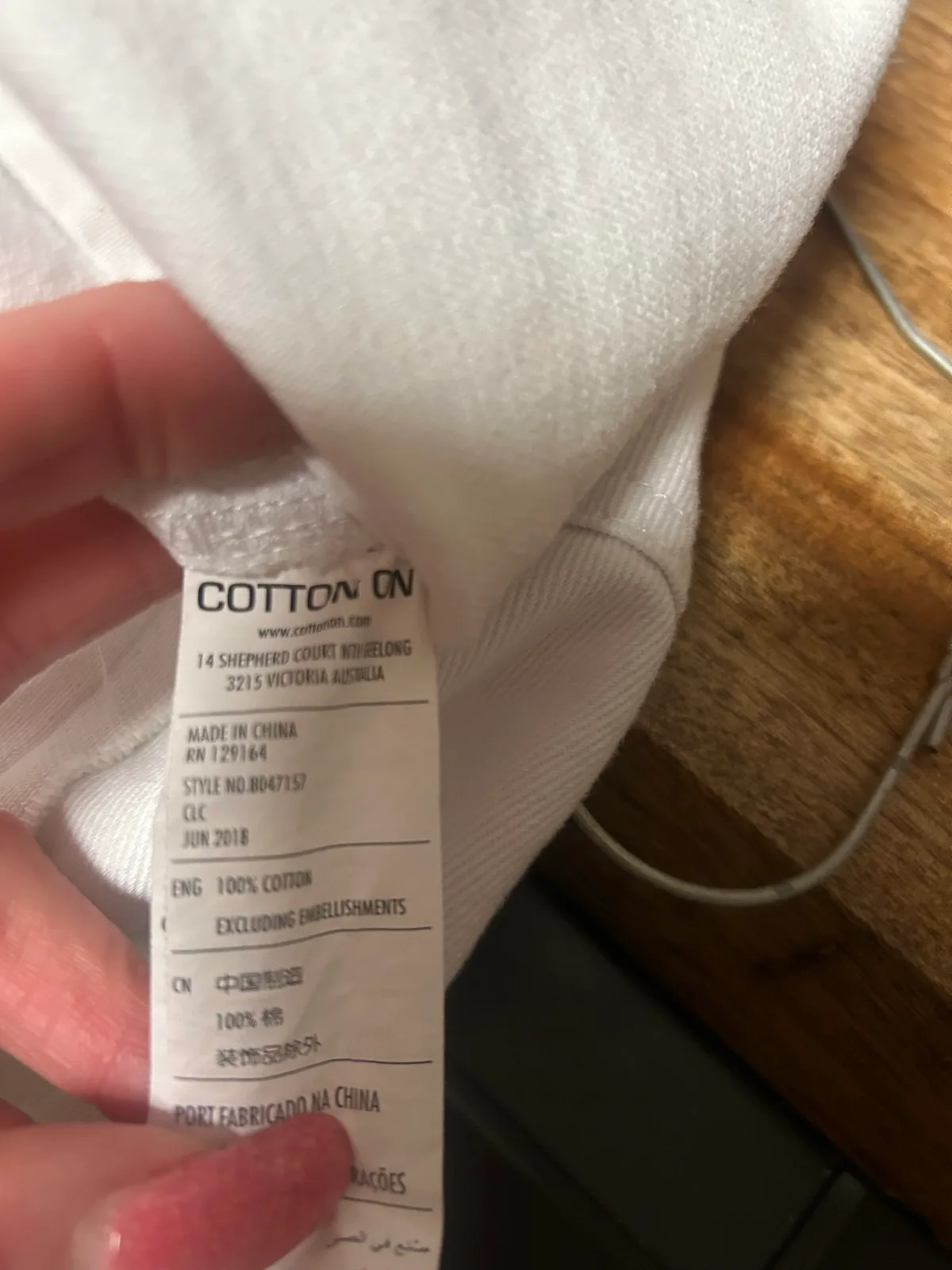 Supré white denim pinafore dress — photo 4