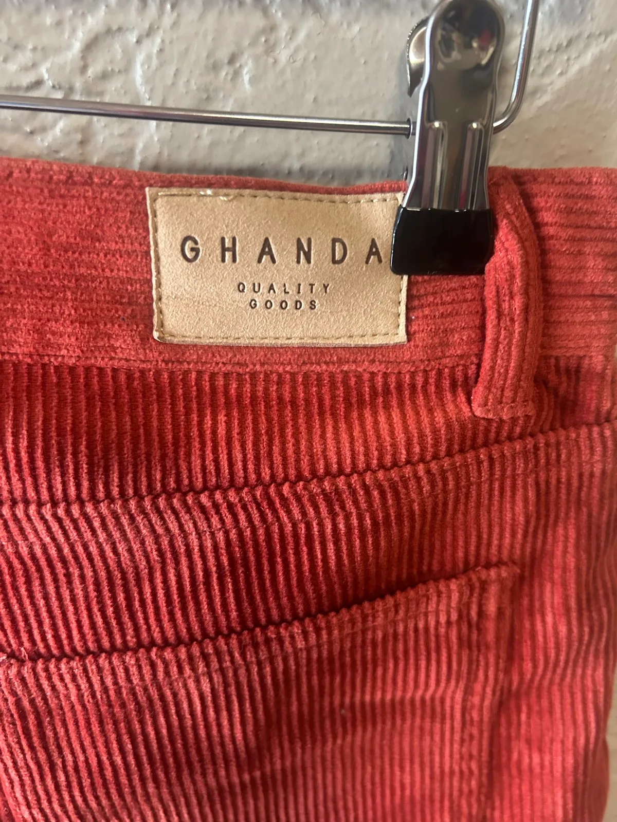 Ghanda brown corduroy shorts – photo 3
