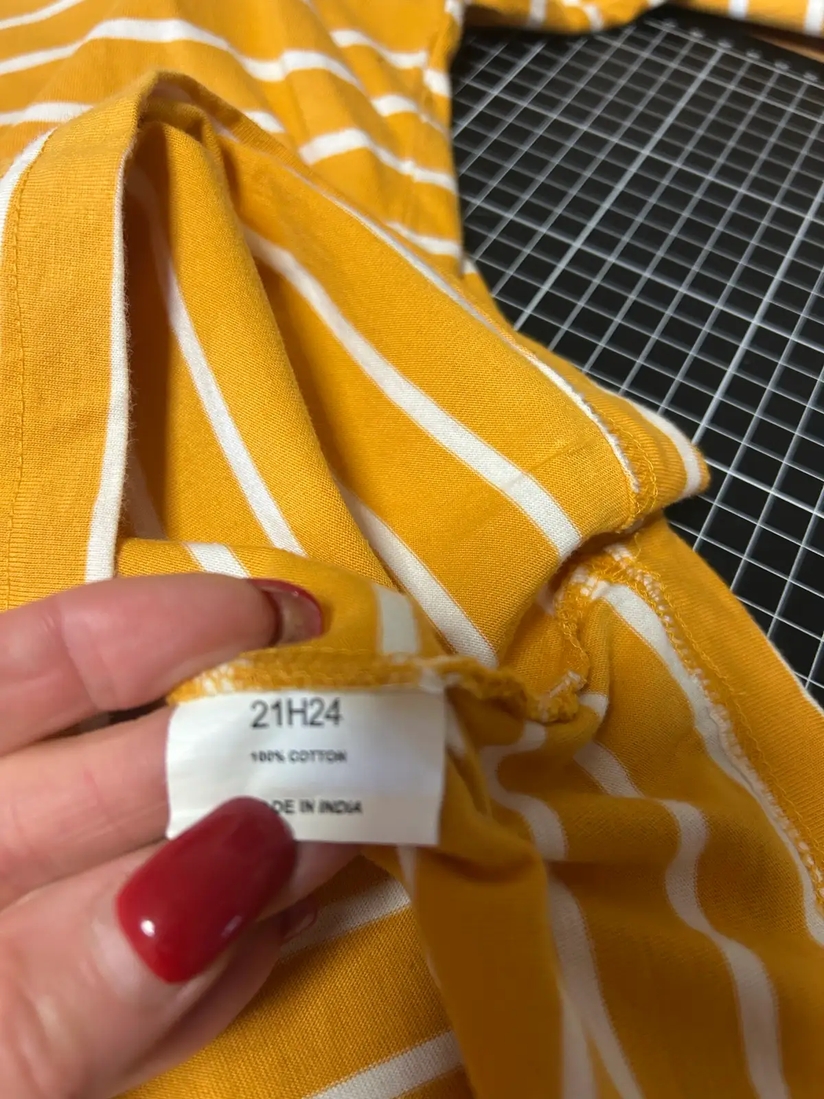 Established mustard/white long sleeve quarter zip top – photo 4