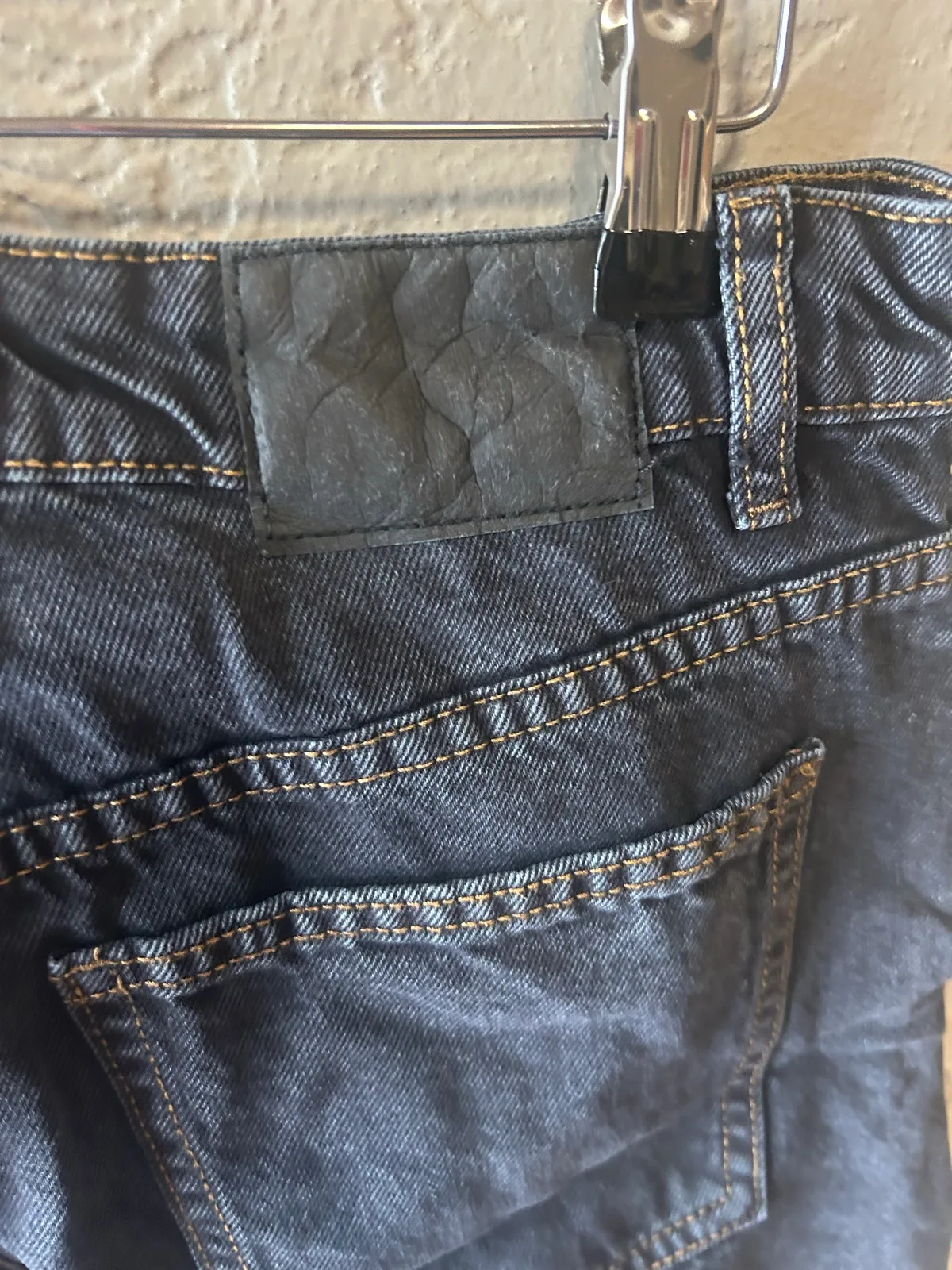 Cotton on black denim relaxed shorts – photo 3