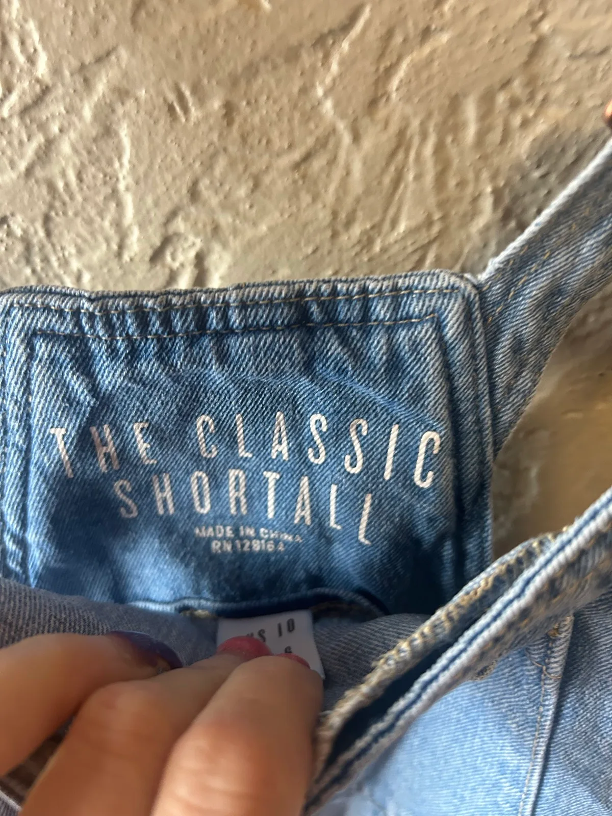 Cotton on blue denim shortall – photo 2