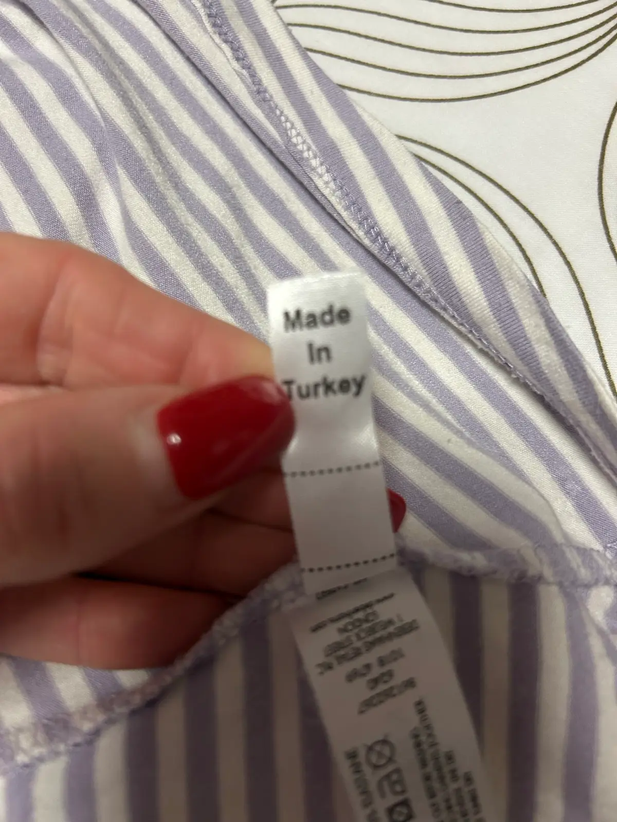Debenhams lilac white striped petite top – photo 5