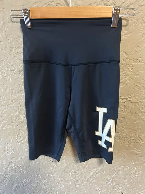 Majestic athletic navy bike shorts