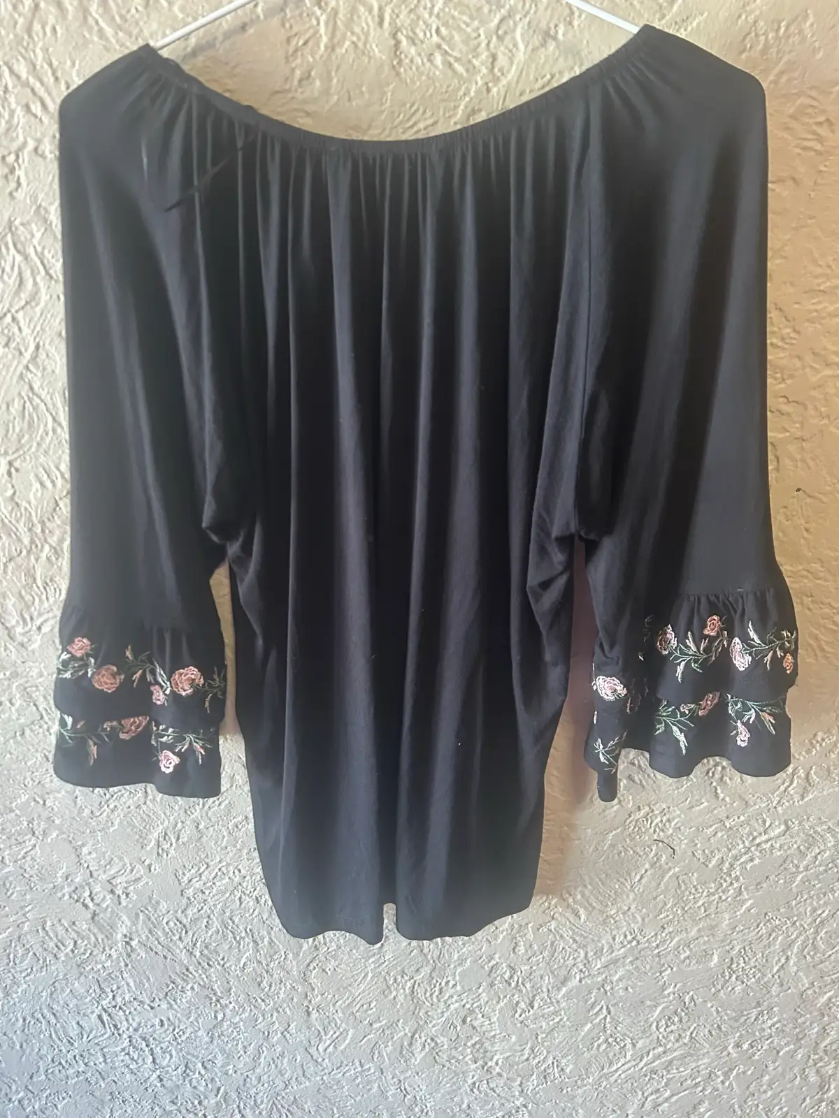 Rockmans black off the shoulder blouse – photo 4