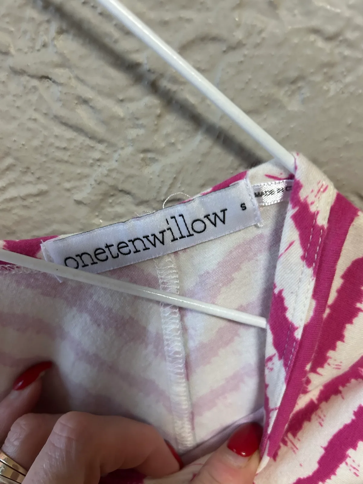 One ten willow pink/white striped top – photo 3