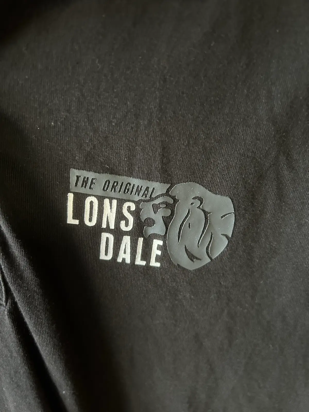 Men’s black Lonsdale polo shirt – photo 4
