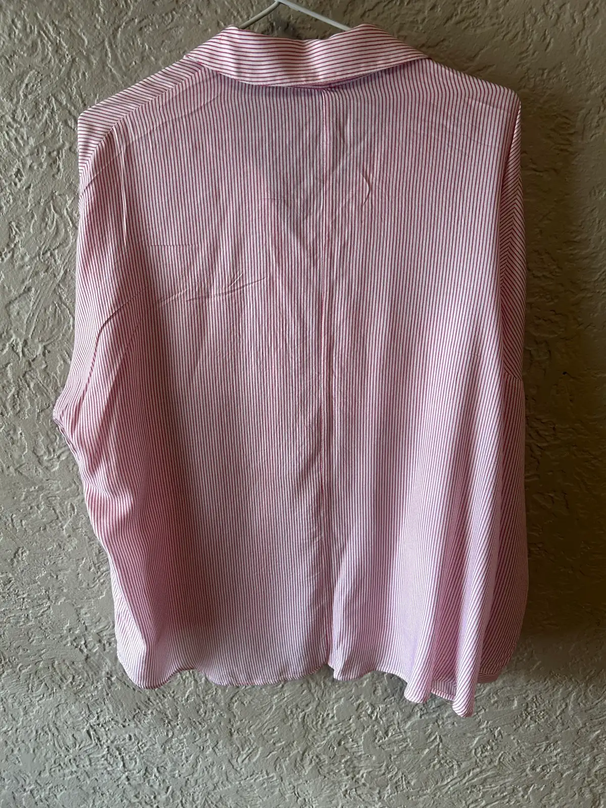 Sportsgirl pink/white striped long sleeve shirt – photo 4
