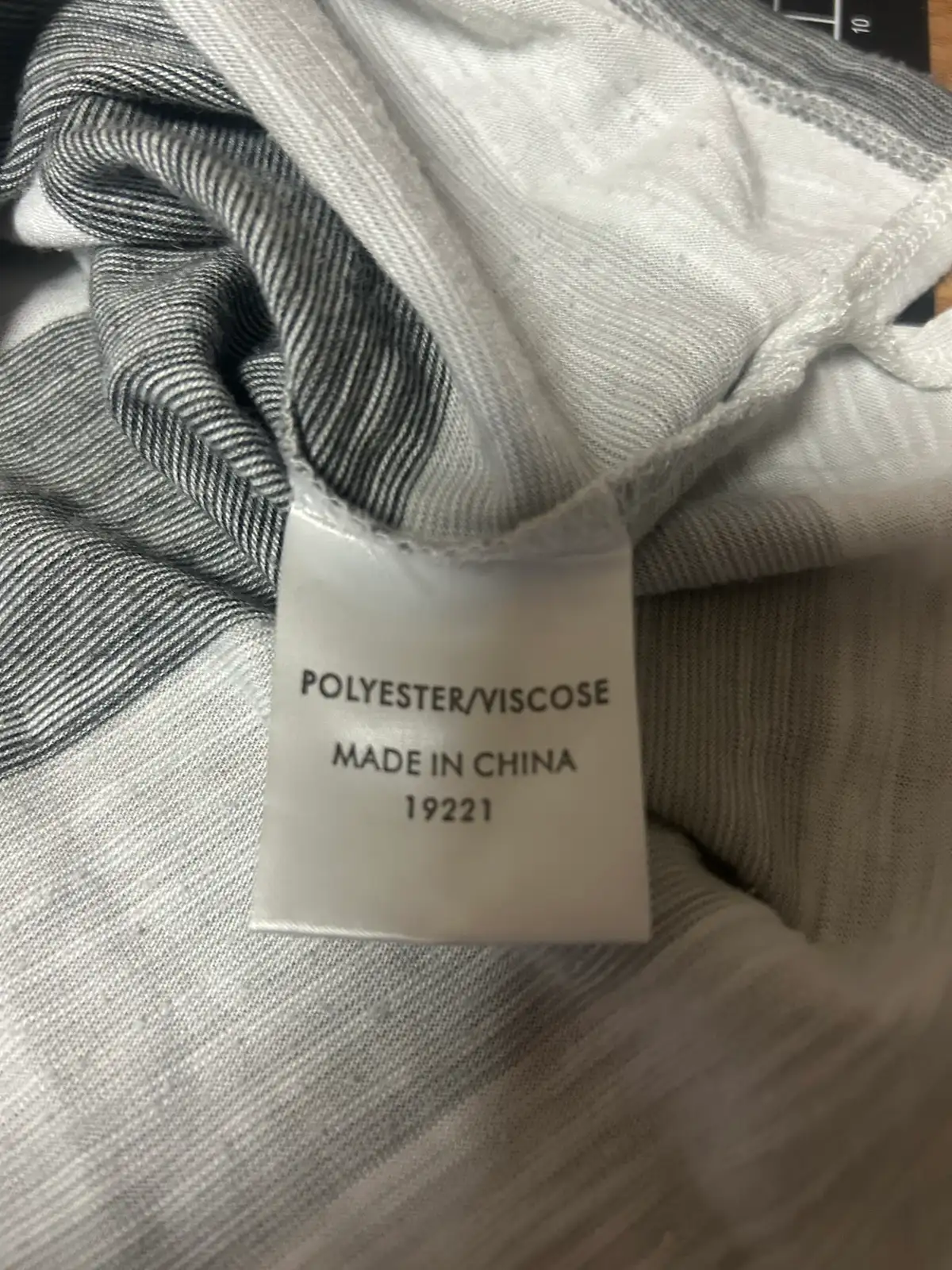 Suzanne grae grey/white striped long sleeve top – photo 4