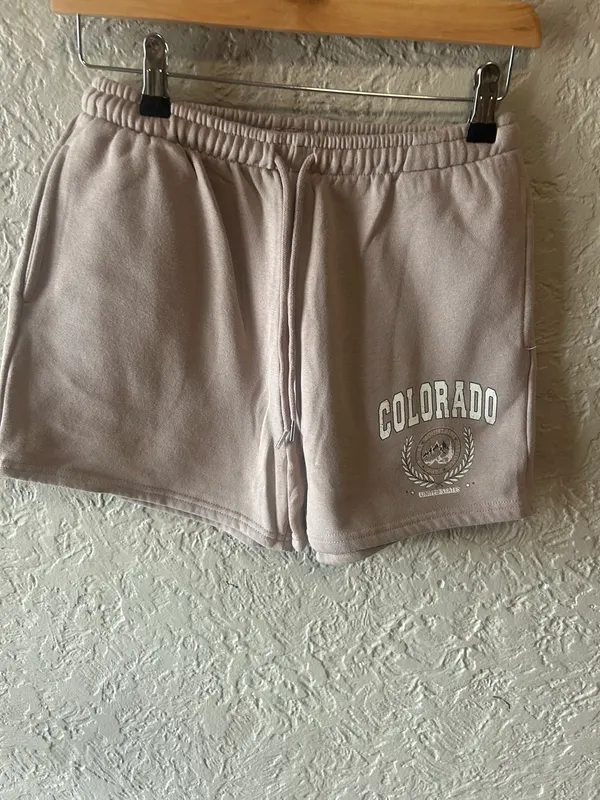 Ally fashion beige sweat shorts