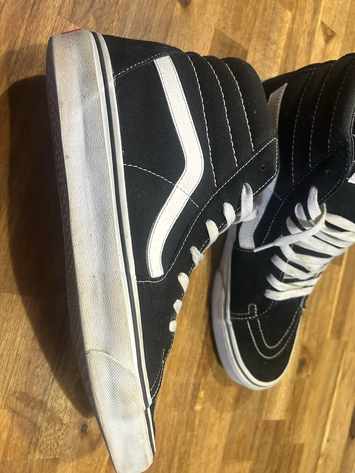 Men’s black vans high tops size12 AU – photo 5