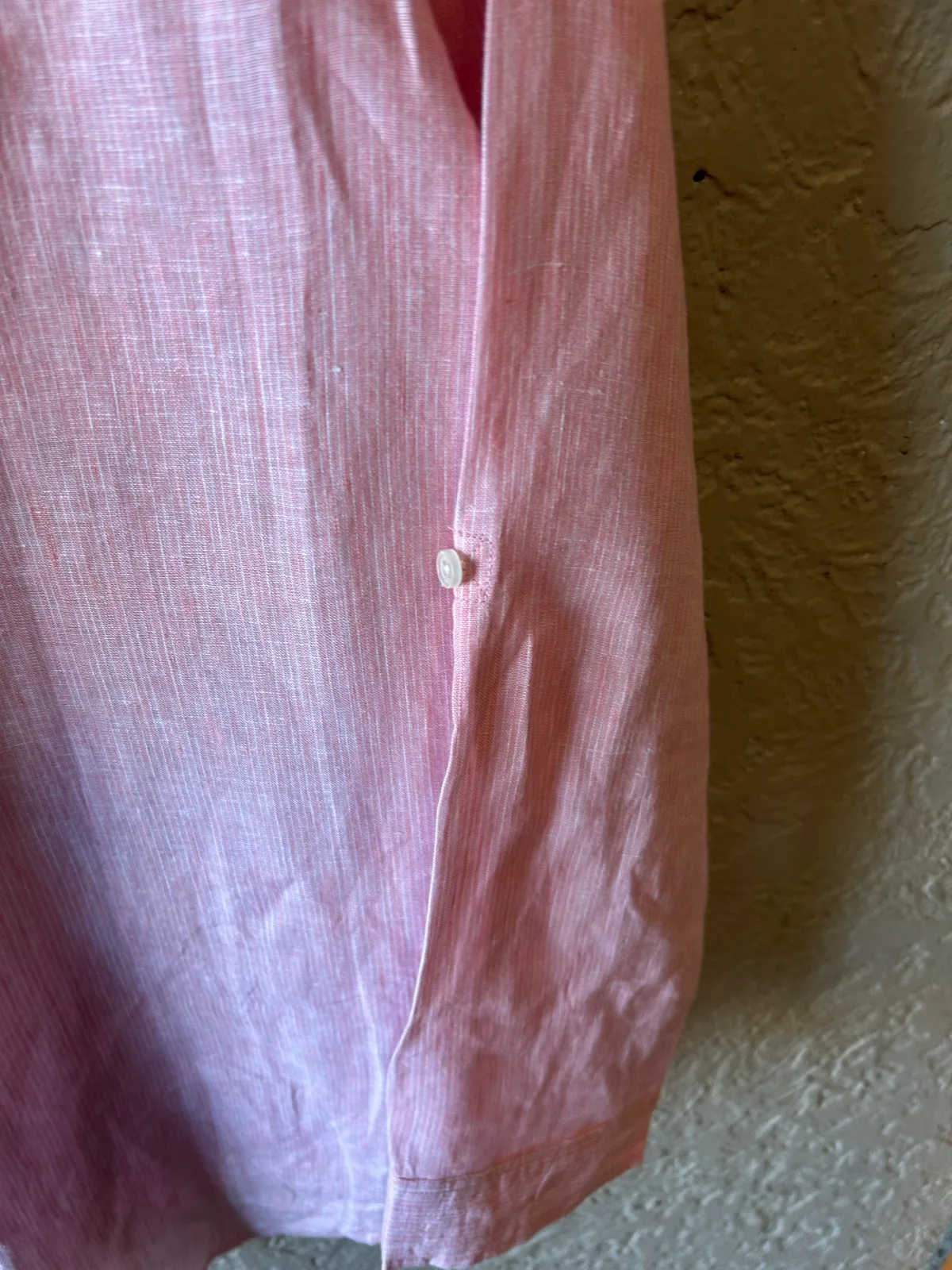 Target pink/white thin vertical stripes shirt – photo 5
