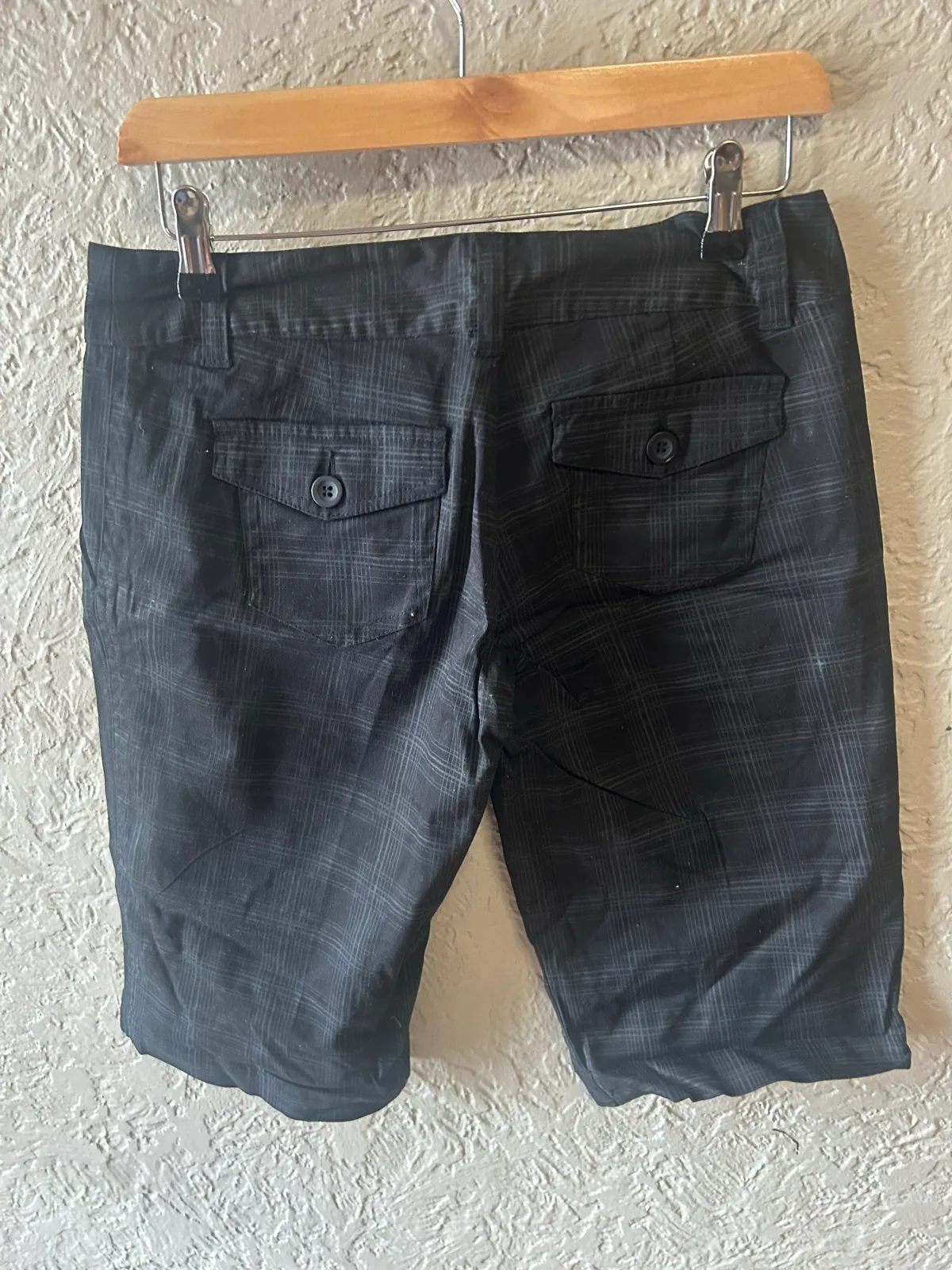 Jay jays black/grey plaid chino shorts – photo 4