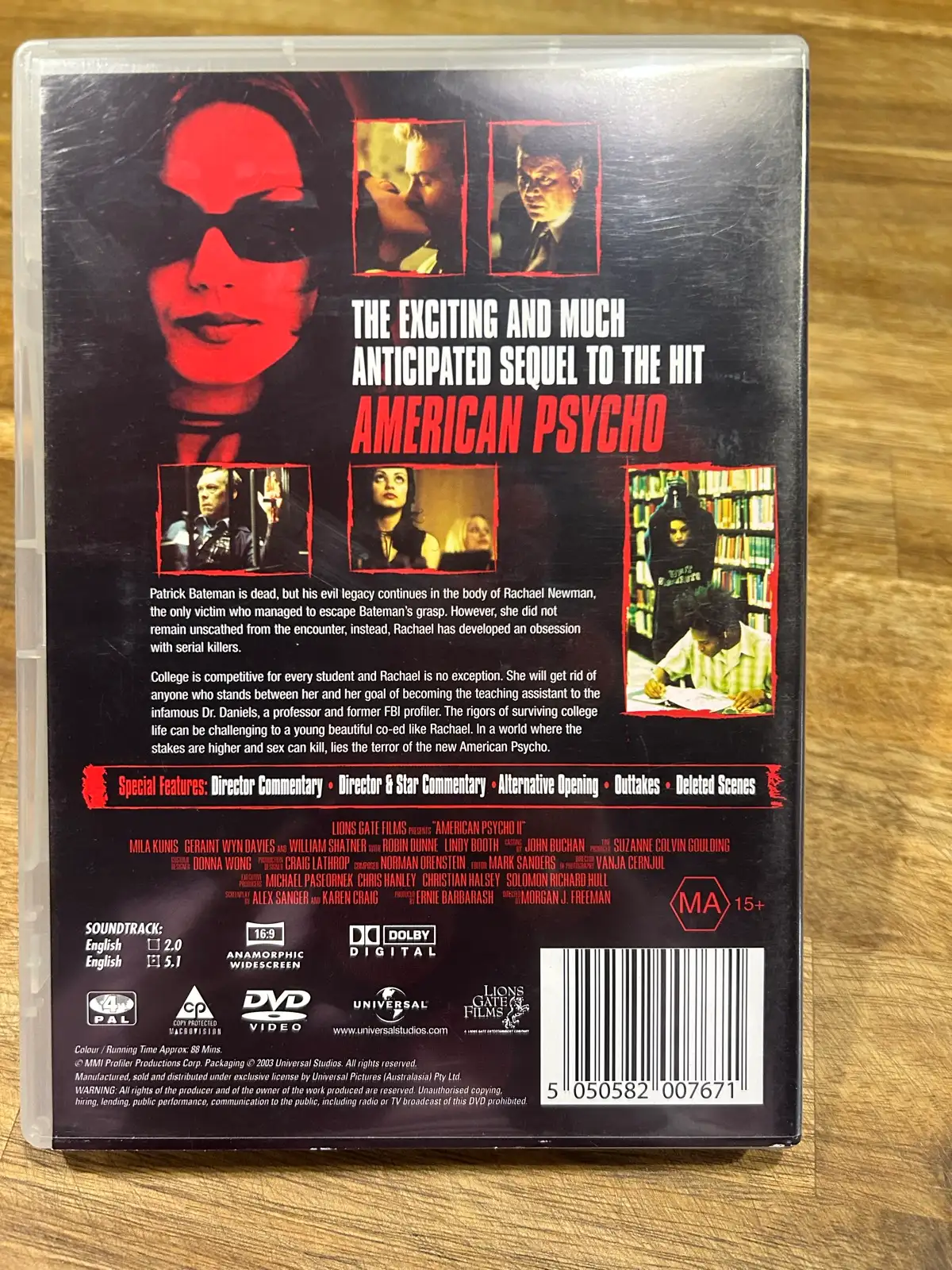 American psycho dvd – photo 2