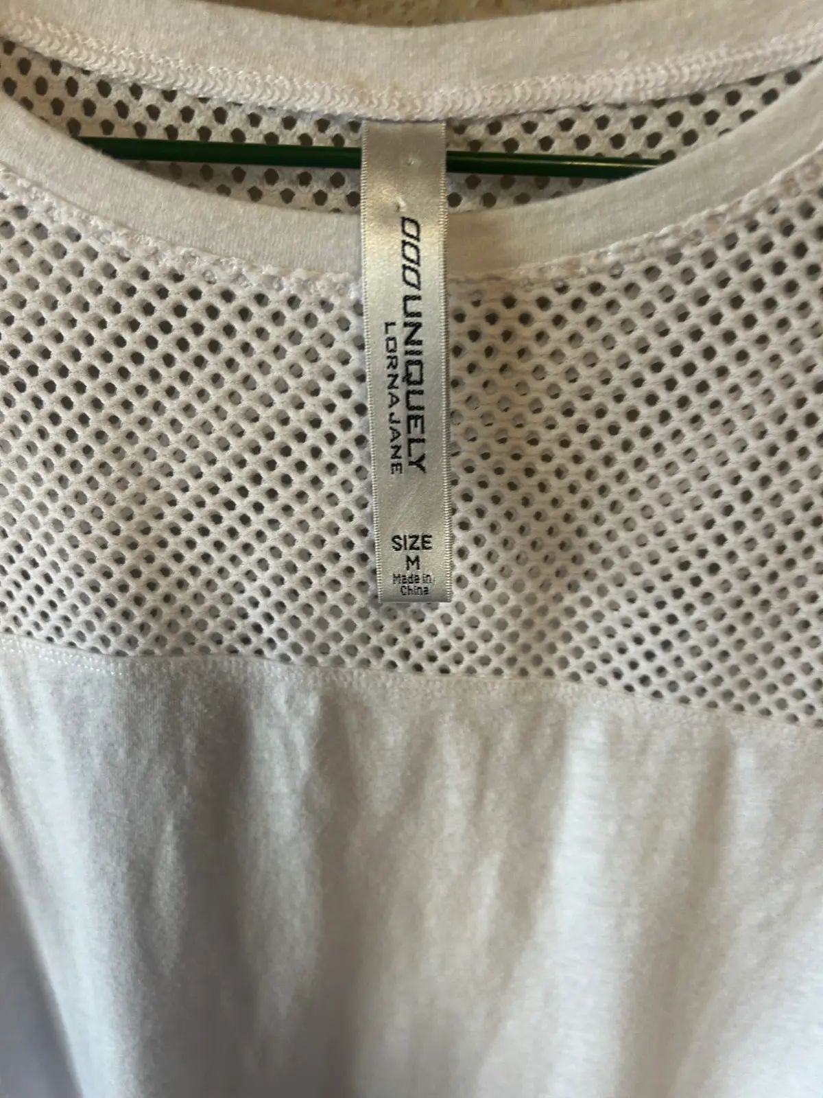 Lorna Jane white mesh long sleeve top – photo 3
