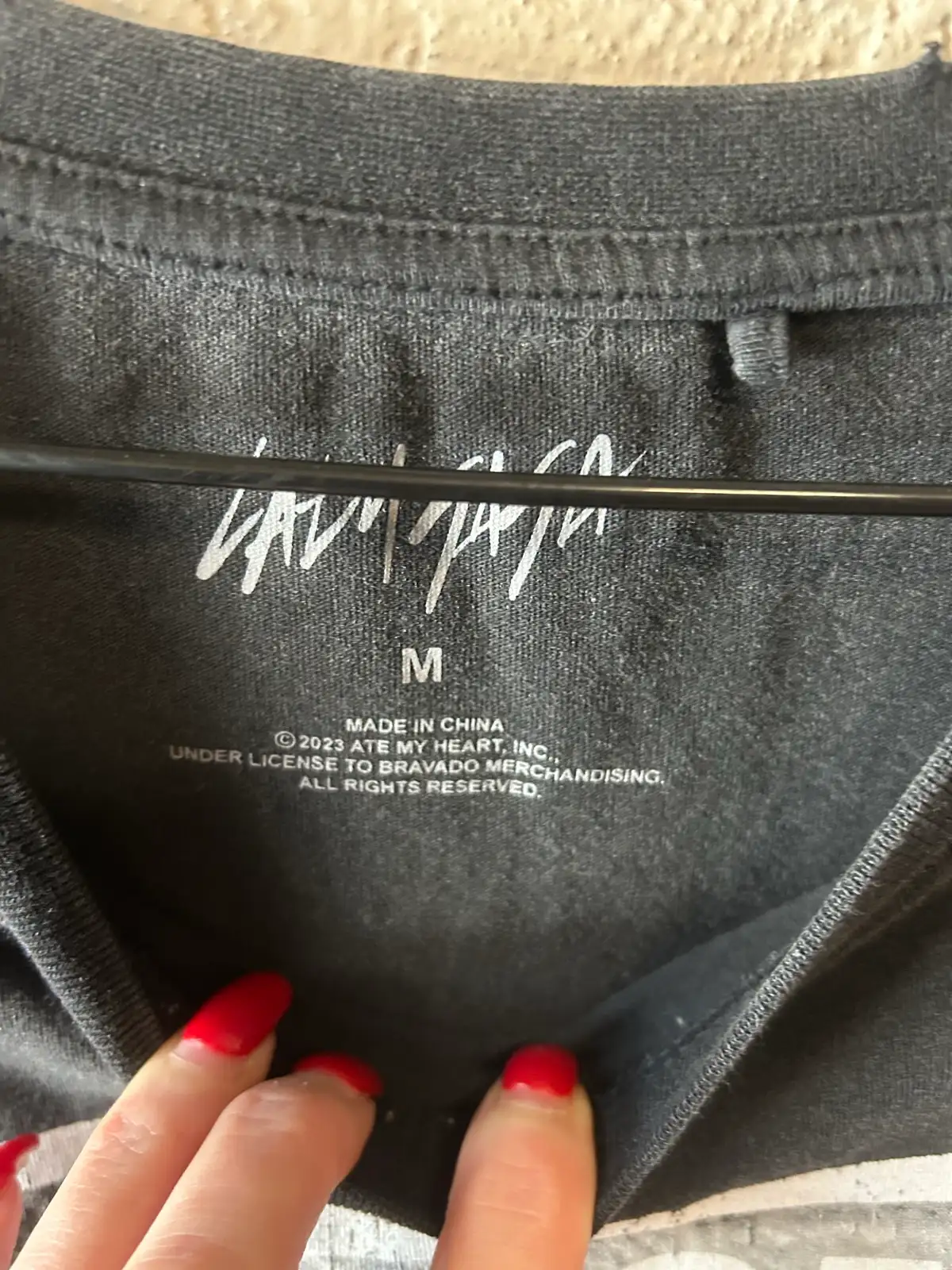 Lady Gaga black graphic tee – photo 3