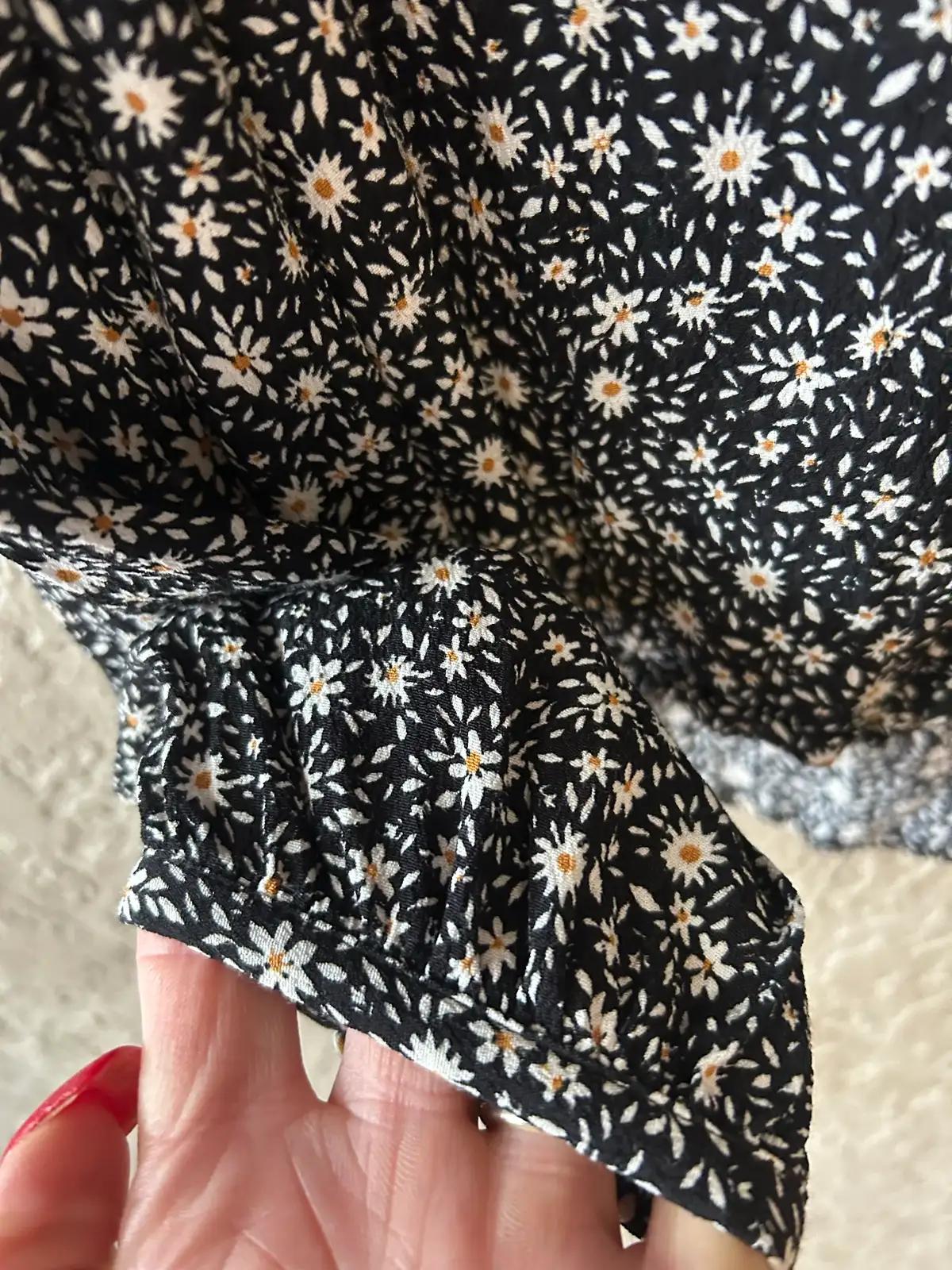 Sportsgirl black/white floral blouse – photo 2
