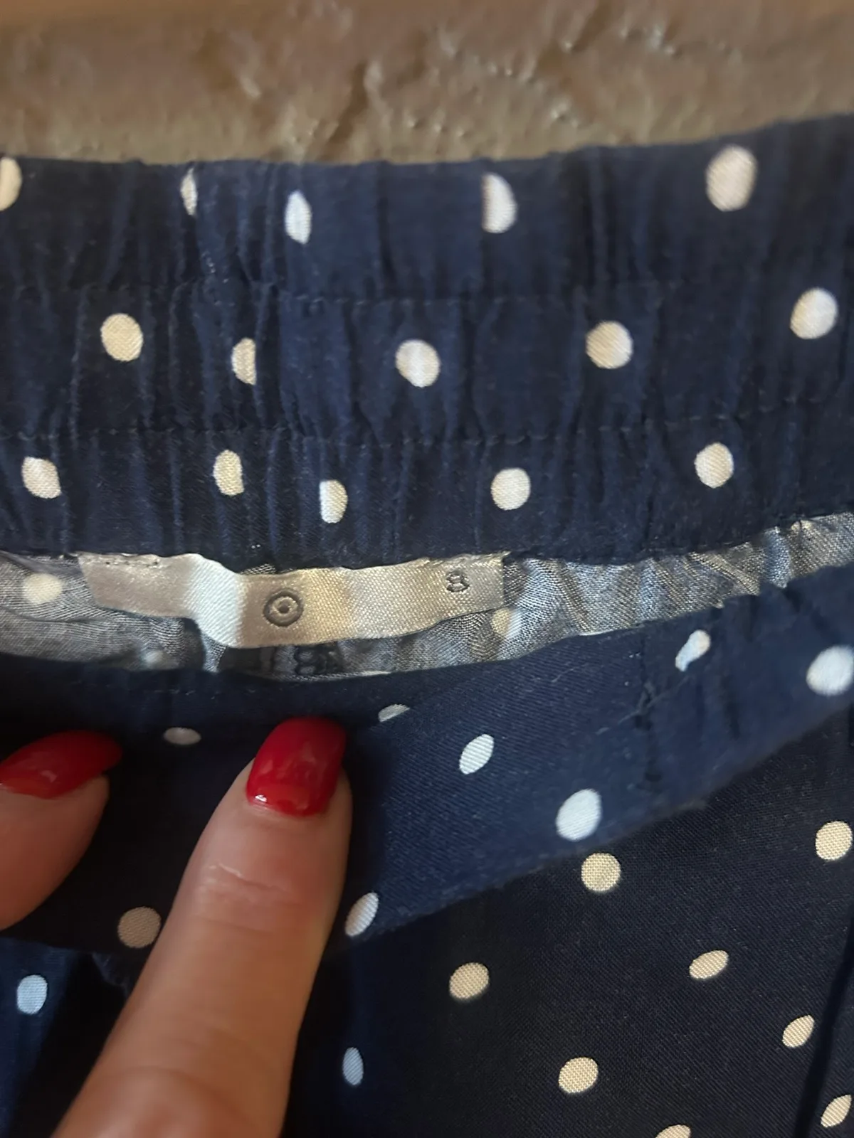 Target blue/white polka dots shorts – photo 3