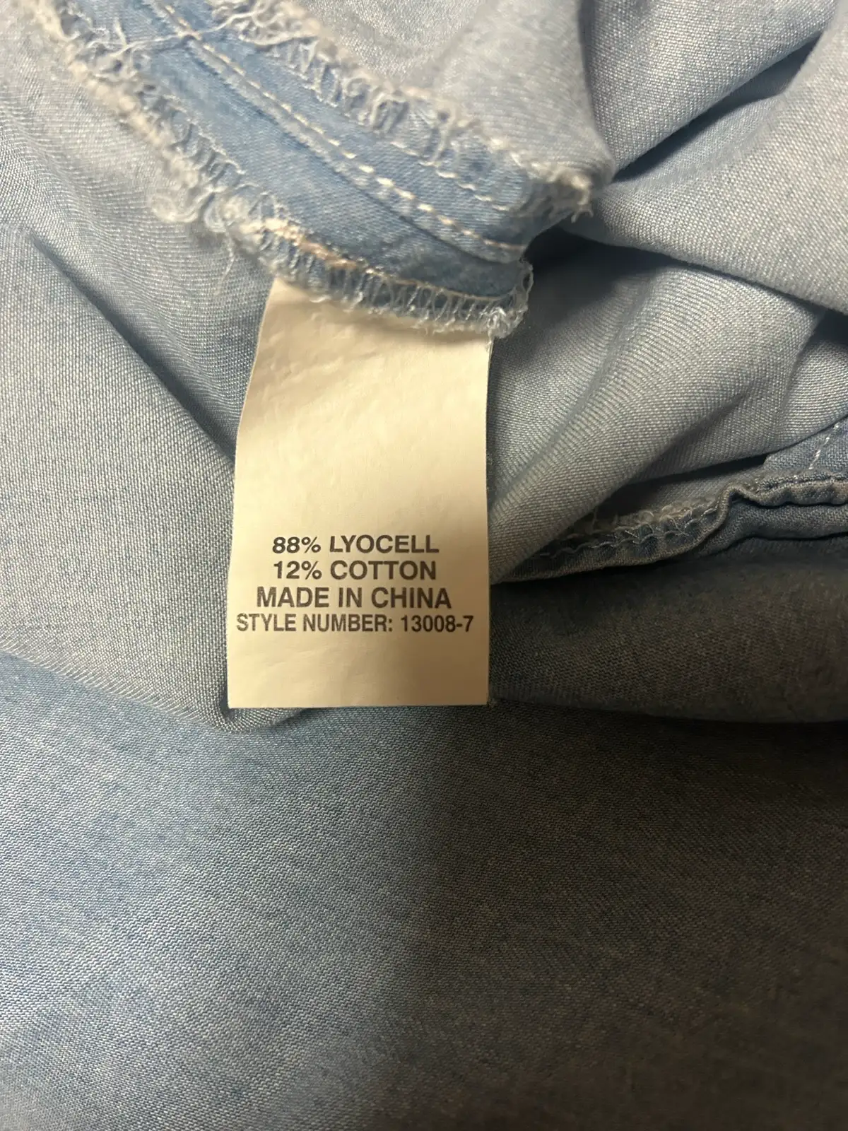 Sussan light blue denim shirt – photo 5