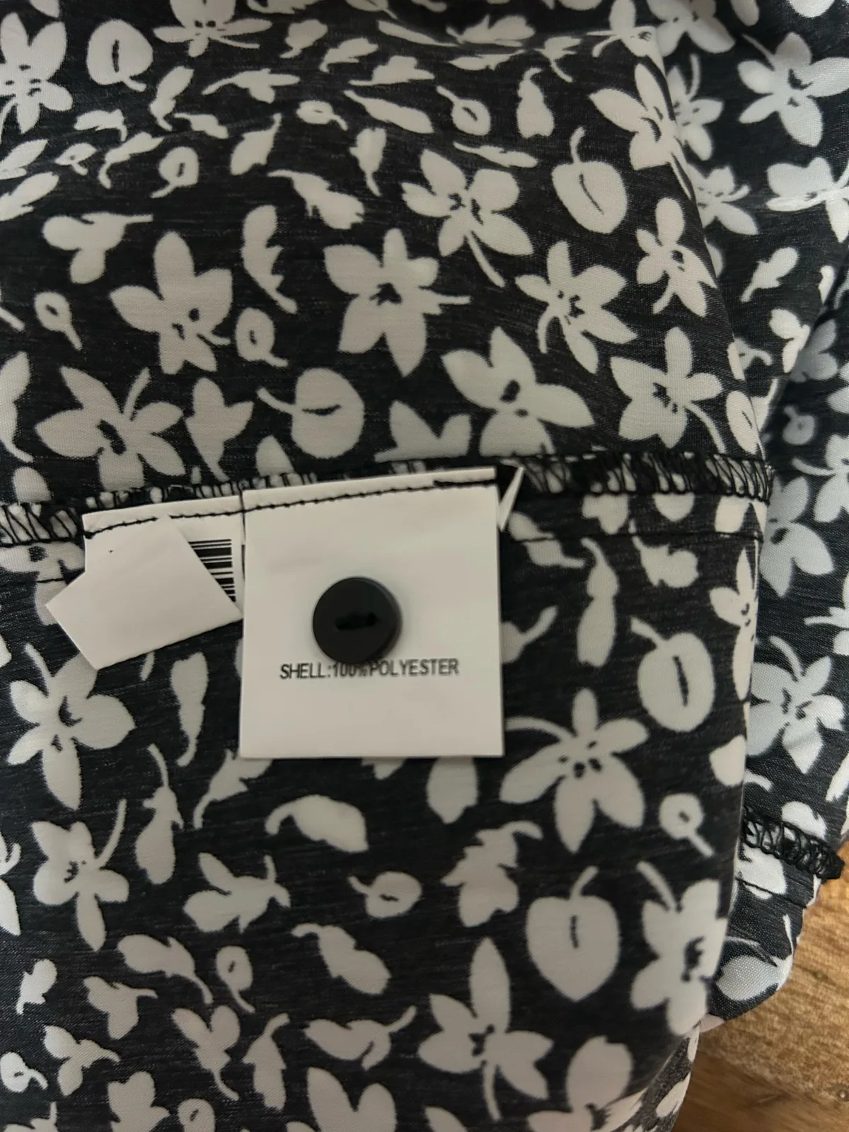Dissh black/white floral babydoll dress — photo 6