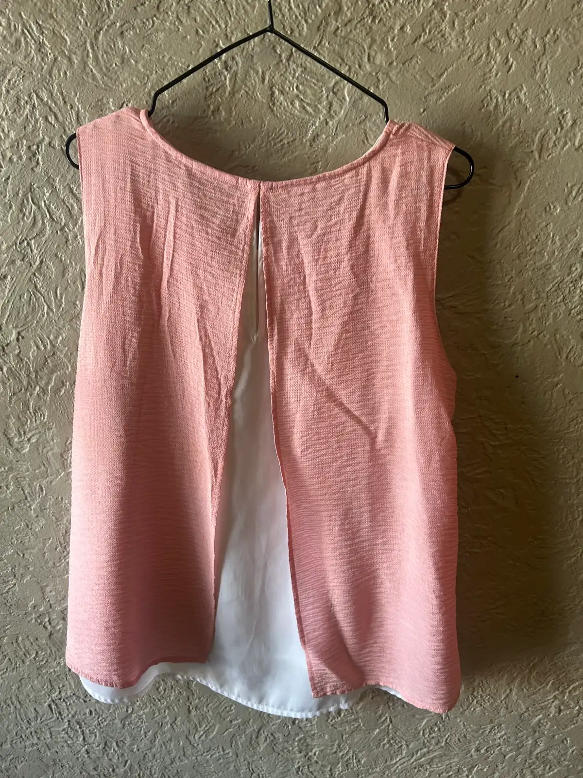 Jeanswest double layered pink/white tank top – photo 5