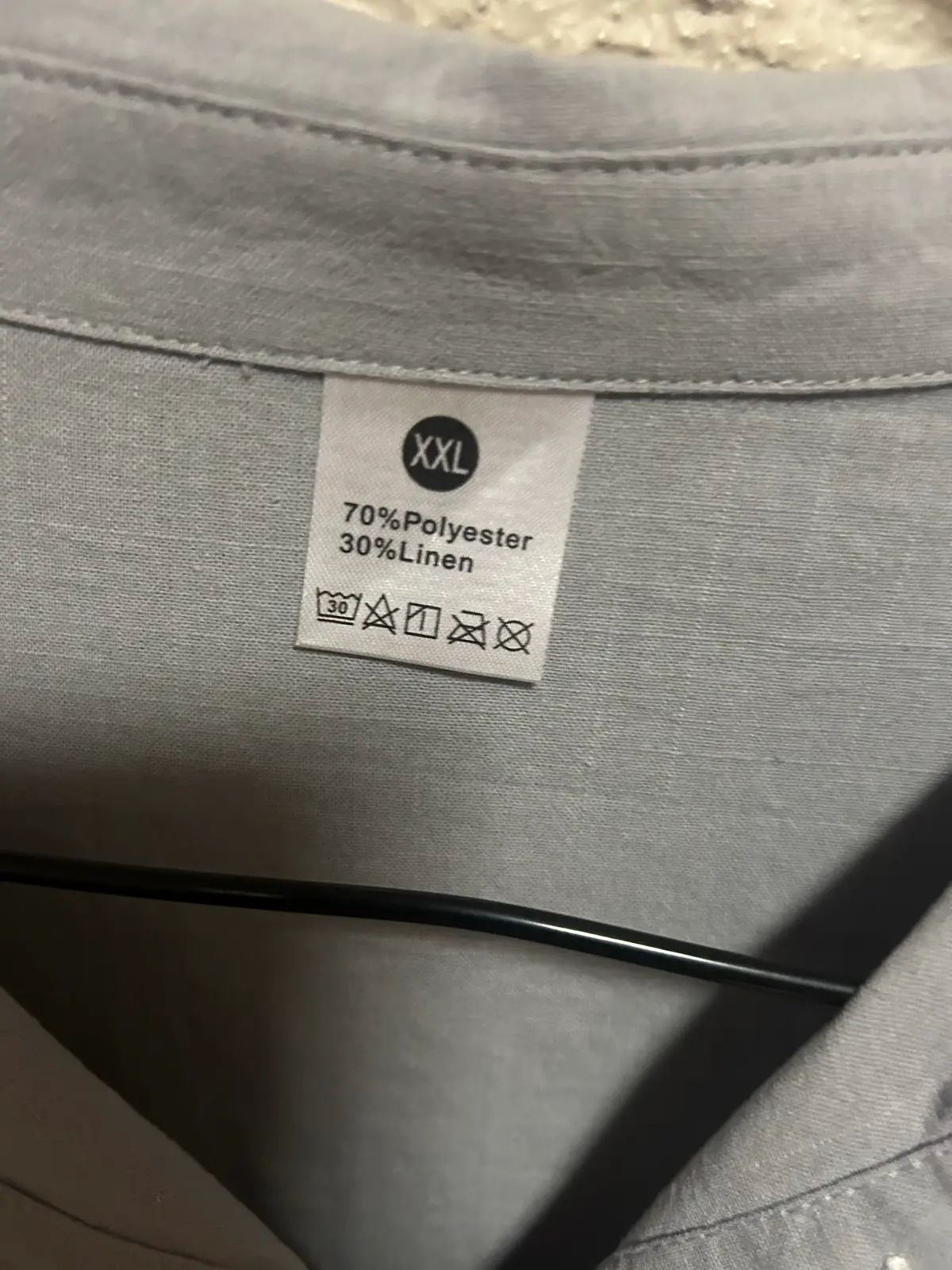 Grey long sleeve shirt 2XL – photo 2